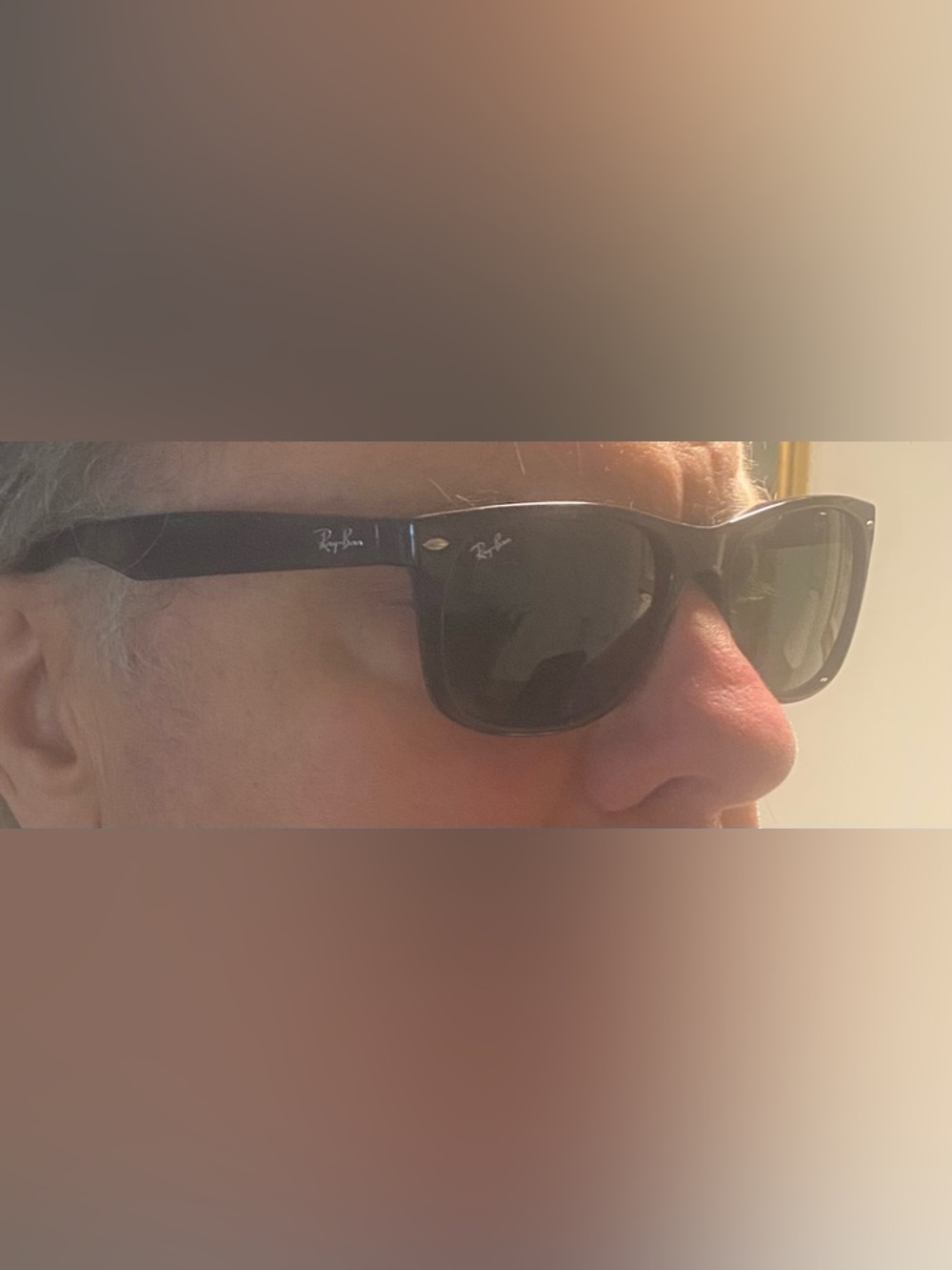 Ray-Ban Black New Wayfarer Sunglasses - Picture 2 of 9